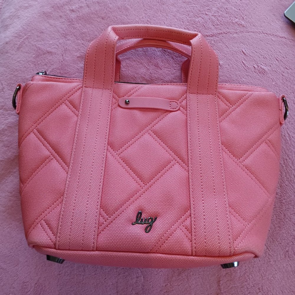 Lug Dory Matte Luxe Crossbody Bag in Watermelon IcePop